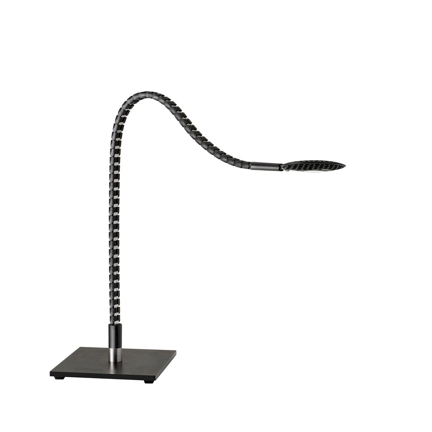 Natrix LED Table Lamp In Black/Brushed Steel 3 Natrix LED Table Lamp In Black/Brushed Steel