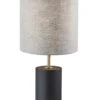 Dean Table Lamp With Antique Brass Accent 1 Dean Table Lamp With Antique Brass Accent -Adesso 1102103