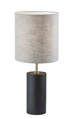 Dean Table Lamp With Antique Brass Accent