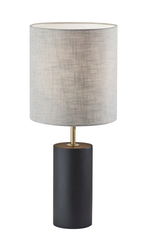 Dean Table Lamp With Antique Brass Accent
