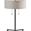 Wesley 2-Light Table Lamp In Black 2 Wesley 2-Light Table Lamp In Black -Adesso 1102118