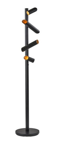 Tyler LED Floor Lamp In Black