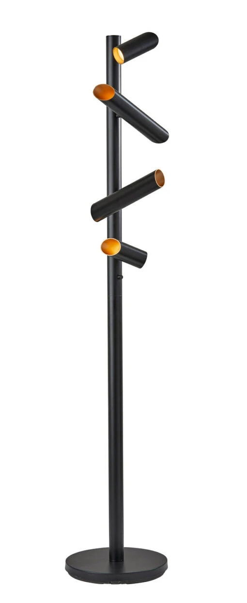 Tyler LED Floor Lamp In Black