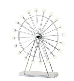 Coney LED Table Lamp In Chrome