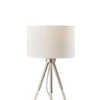 Della Table Lamp In Brushed Steel With Clear Acrylic Light Up Legs 2 Della Table Lamp In Brushed Steel With Clear Acrylic Light Up Legs -Adesso 1102187