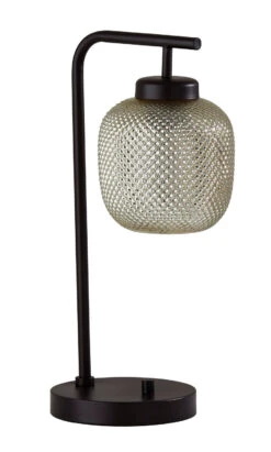Vivian Desk Lamp In Dark Bronze