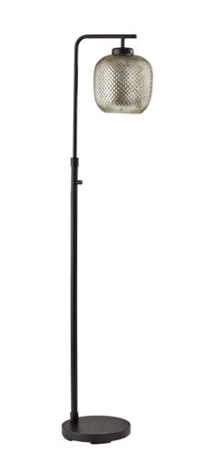 Vivian Floor Lamp In Dark Bronze