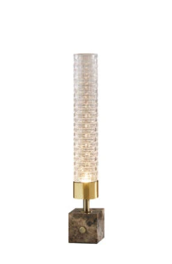 Harriet LED Table Lamp In Antique Brass