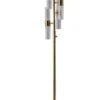 Harriet LED Floor Lamp In Antique Brass 2 Harriet LED Floor Lamp In Antique Brass -Adesso 1102202