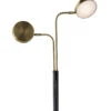 Rowan LED Desk Lamp In Black & Antique Brass 1 Rowan LED Desk Lamp In Black & Antique Brass -Adesso 1102210