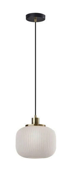 Hazel Pendant In Antique Brass