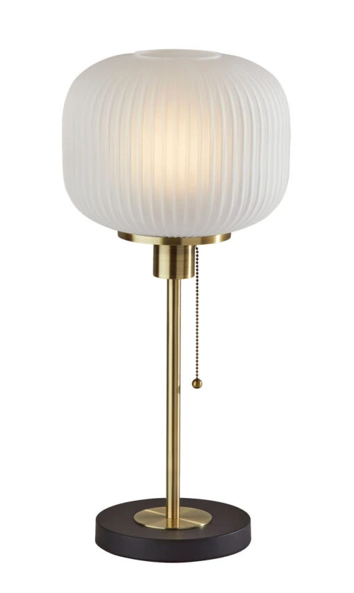 Hazel Table Lamp In Antique Brass