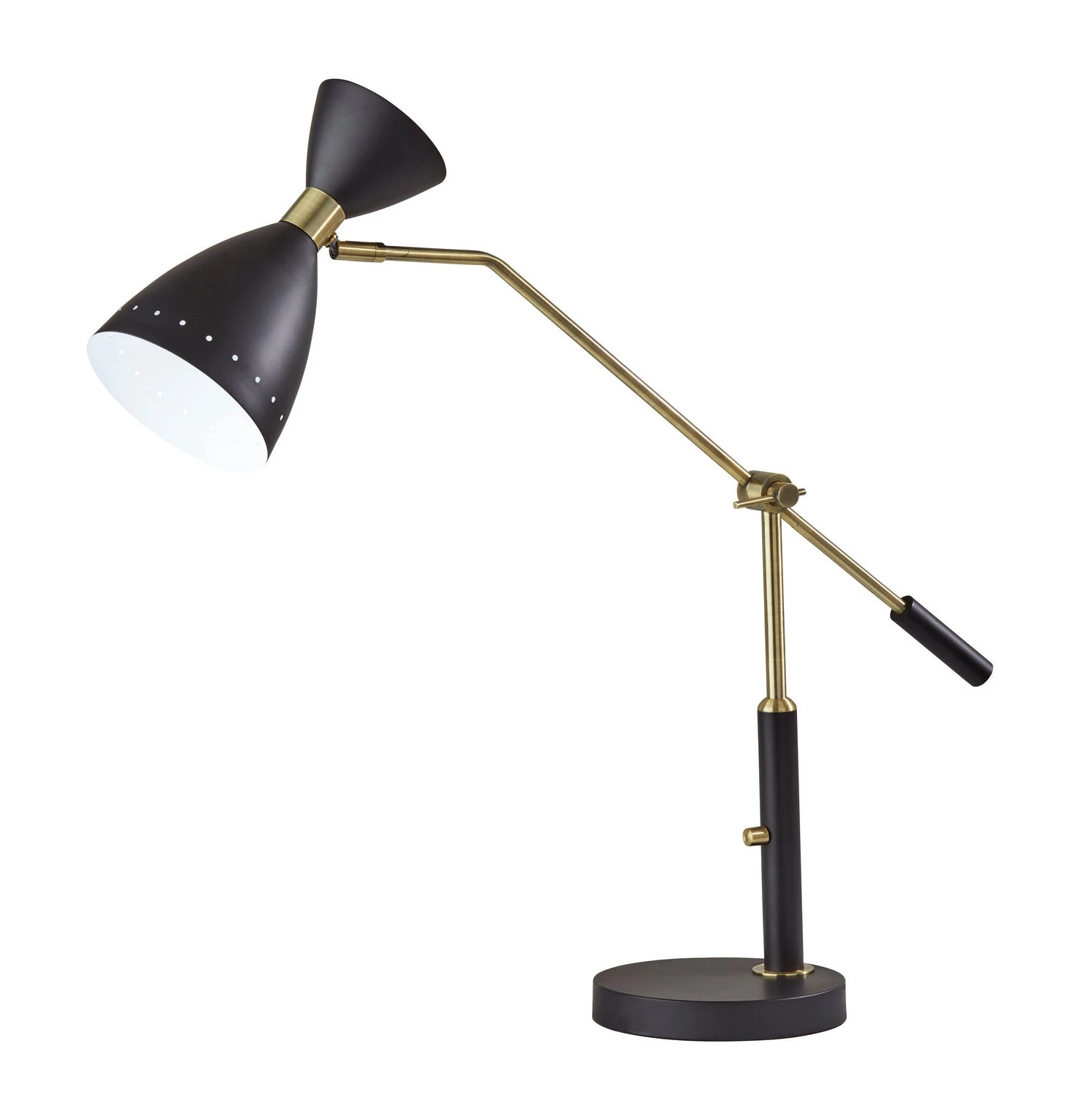 Oscar Desk Lamp In Black With Antique Brass 3 Oscar Desk Lamp In Black With Antique Brass