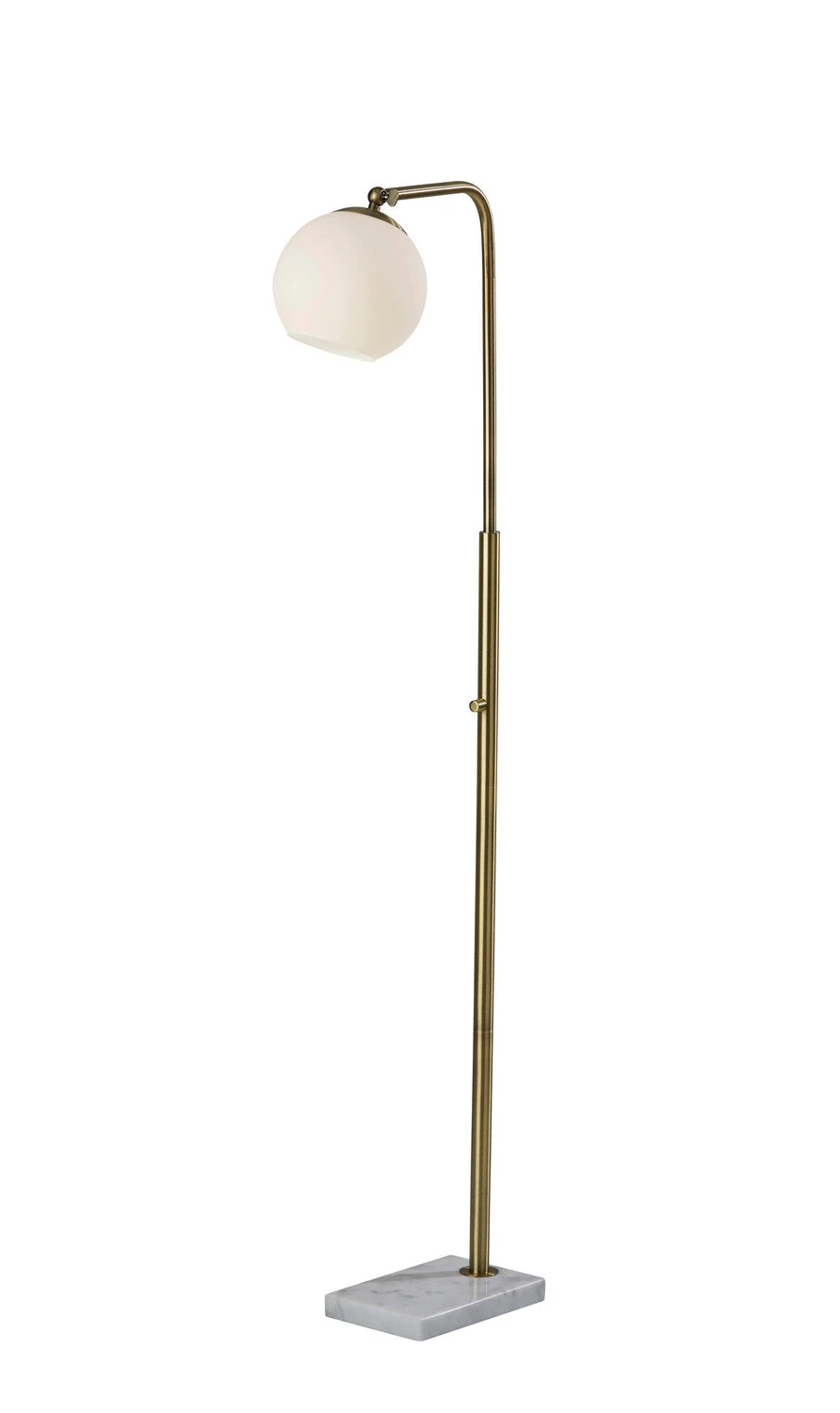 Remi Floor Lamp In Antique Brass 3 Remi Floor Lamp In Antique Brass