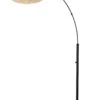 Corinne 1-Light Arc Lamp In Black