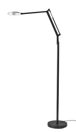 Gordon LED Floor Lamp In Black