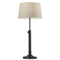 Mitchell Table Lamp (Set Of 2) In Antiqued Black