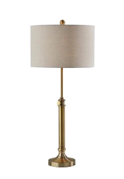 Barton Table Lamp In Antique Brass