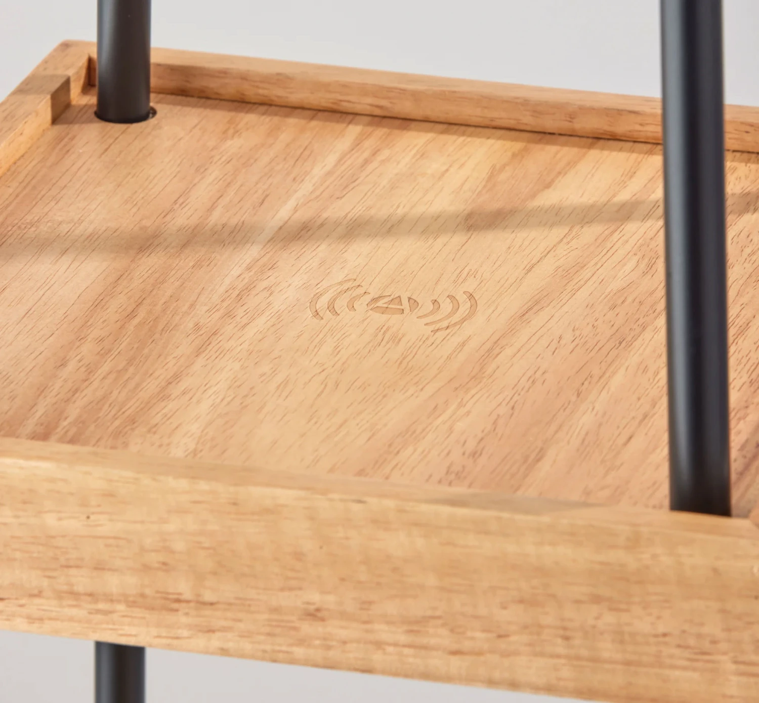 Henry Shelf Floor Lamp With Charging Port 4 Henry Shelf Floor Lamp With Charging Port - Image 2