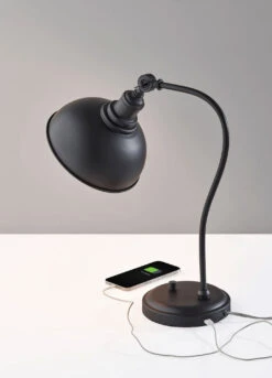 Wallace Desk Lamp With USB Port -Adesso 3754 01 add2