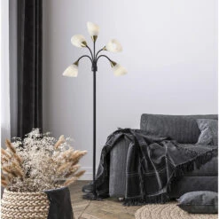 5 Light Floor Lamp 12 5 Light Floor Lamp -Adesso 7205 01 ad
