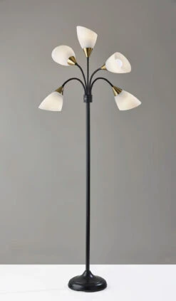 5 Light Floor Lamp 11 5 Light Floor Lamp -Adesso 7205 01 add1