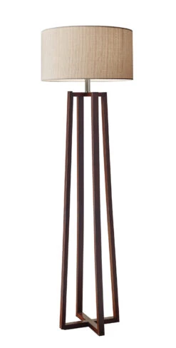 Quinn Floor Lamp In Wood