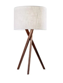 Brooklyn Table Lamp In Walnut Wood