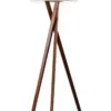 Brooklyn Floor Lamp In Walnut Wood 1 Brooklyn Floor Lamp In Walnut Wood -Adesso 723698