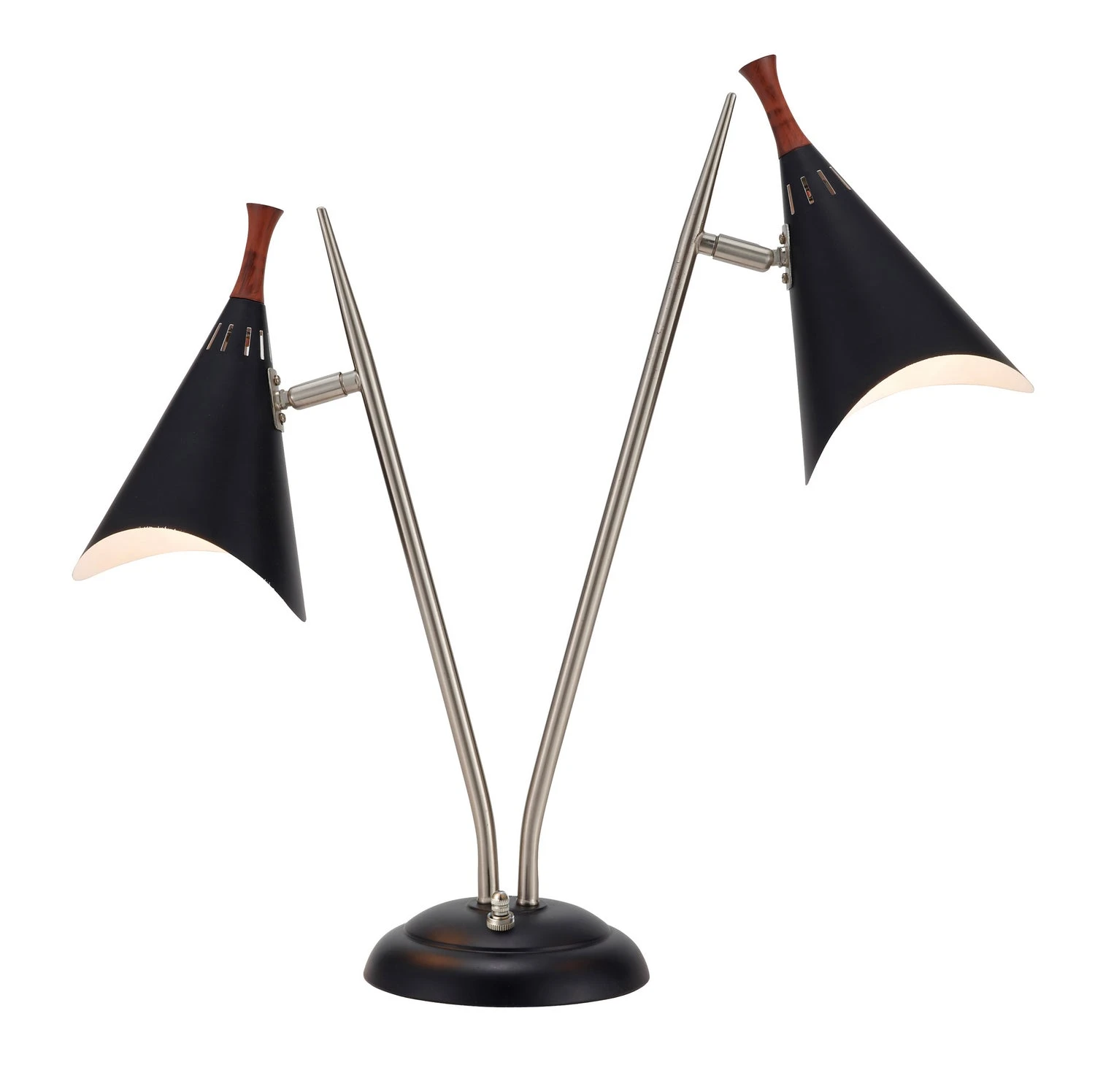 Draper 2-Light Desk Lamp In Metal 4 Draper 2-Light Desk Lamp In Metal - Image 2