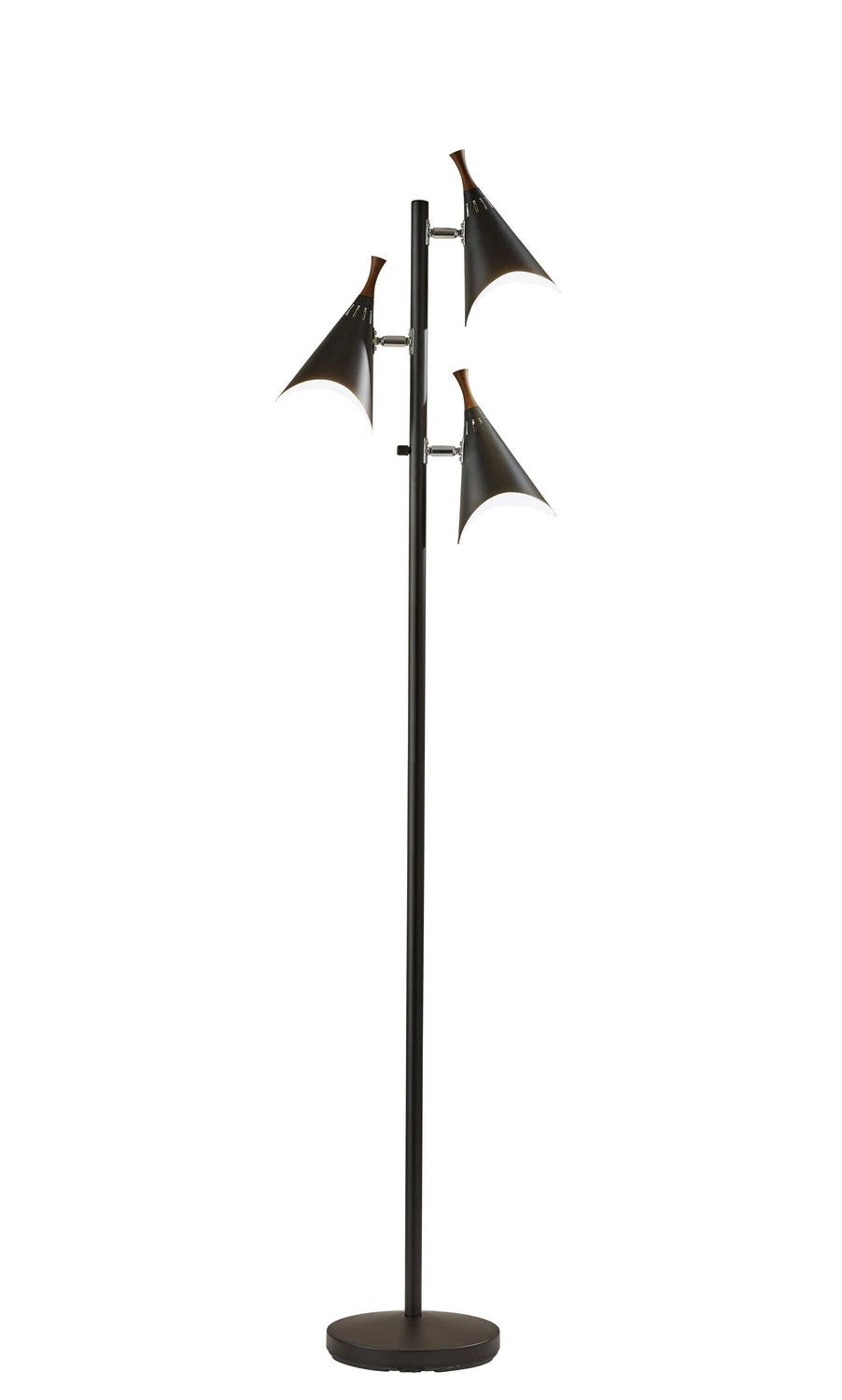 Draper 3-Light Tree Lamp In Metal 3 Draper 3-Light Tree Lamp In Metal