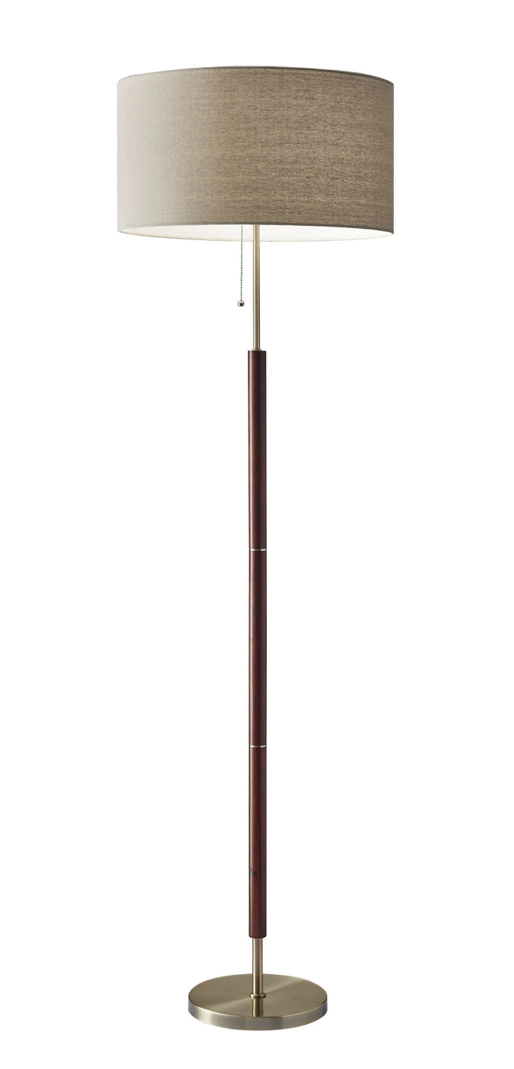 Hamilton Floor Lamp In Antique Brass 3 Hamilton Floor Lamp In Antique Brass