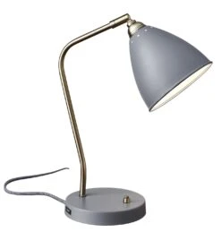 Chelsea Desk Lamp In Painted Grey