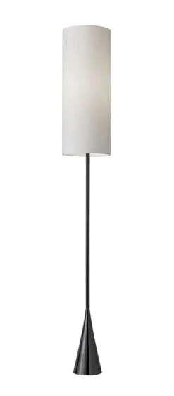 Bella Floor Lamp In Black Nickel