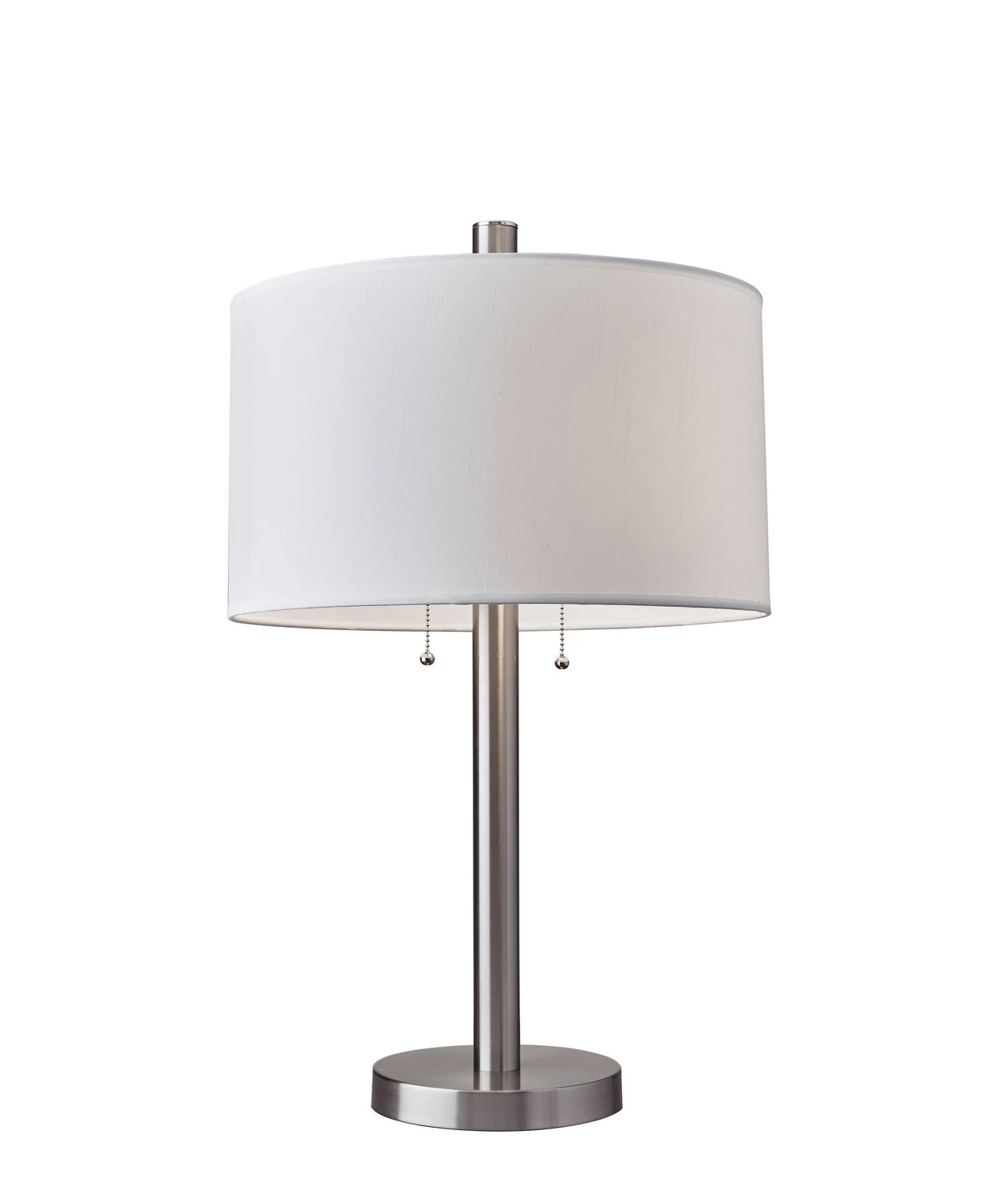 Boulevard 2-Light Table Lamp In Brushed Steel 3 Boulevard 2-Light Table Lamp In Brushed Steel