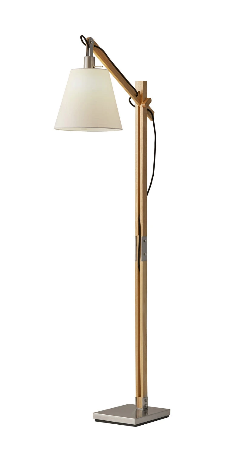 Walden Floor Lamp In Brushed Steel 3 Walden Floor Lamp In Brushed Steel
