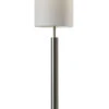 Hollywood Floor Lamp In Brushed Steel 1 Hollywood Floor Lamp In Brushed Steel -Adesso 723846
