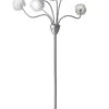 Pom Pom LED Floor Lamp In Brushed Steel 2 Pom Pom LED Floor Lamp In Brushed Steel -Adesso 723861
