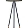 Louise Floor Lamp In Black Metal/Wood 1 Louise Floor Lamp In Black Metal/Wood -Adesso 723913