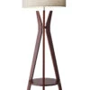 Bedford Floor Lamp In Solid Walnut Wood