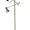 Lyle 3-Light Floor Lamp In Black Cast Iron 1 Lyle 3-Light Floor Lamp In Black Cast Iron -Adesso 980939