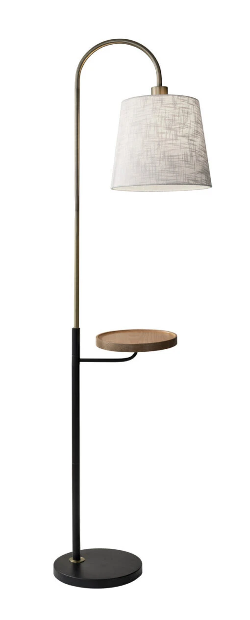 Jeffrey Floor Lamp In Black