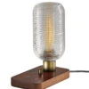 Isaac Table Lamp In Walnut Wood 2 Isaac Table Lamp In Walnut Wood -Adesso 980948