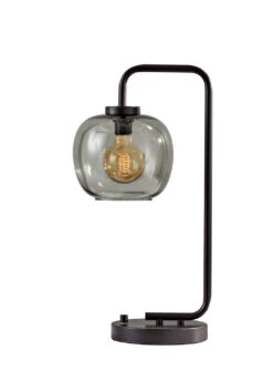 Ashton Table Lamp In Matte Black
