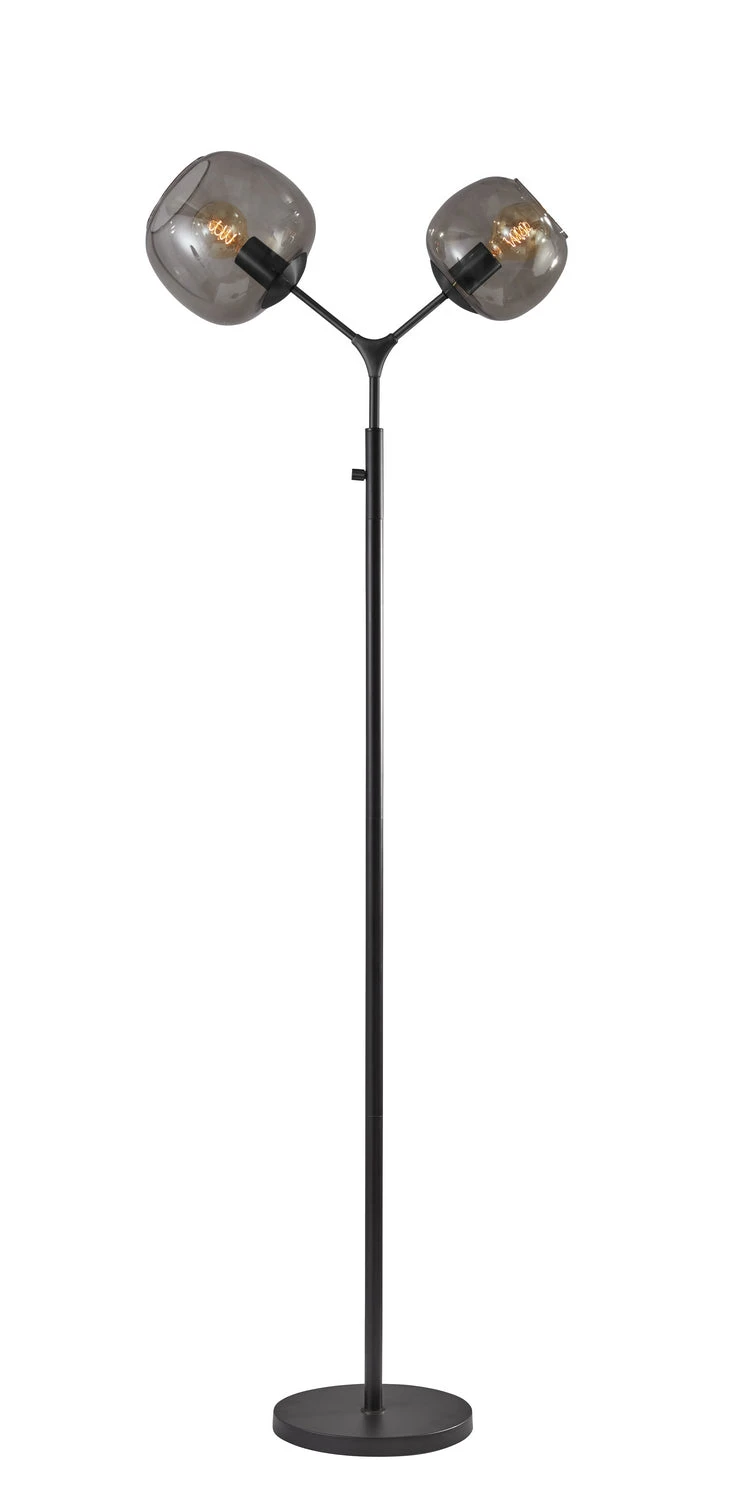 Ashton 2-Light Floor Lamp In Matte Black 3 Ashton 2-Light Floor Lamp In Matte Black