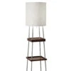Henry Floor Lamp In Brushed Steel 2 Henry Floor Lamp In Brushed Steel -Adesso 980957