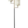 Davis 2-Light Floor Lamp In Antique Brass 1 Davis 2-Light Floor Lamp In Antique Brass -Adesso 980960