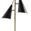 Owen 2-Light Table Lamp In Black Painted 1 Owen 2-Light Table Lamp In Black Painted -Adesso 980962