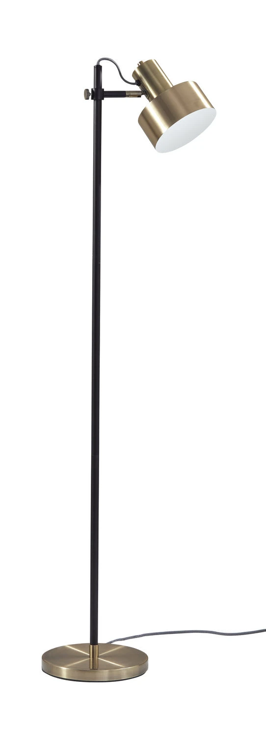 Clayton Floor Lamp In Antique Brass 3 Clayton Floor Lamp In Antique Brass