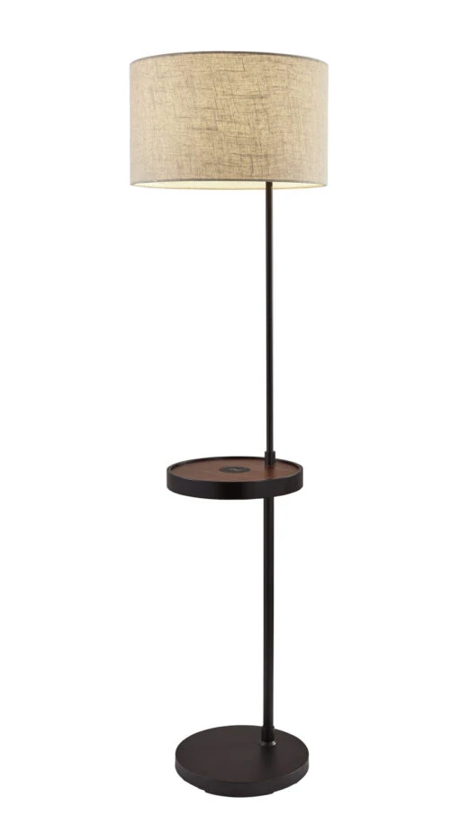 Oliver Floor Lamp In Matte Black